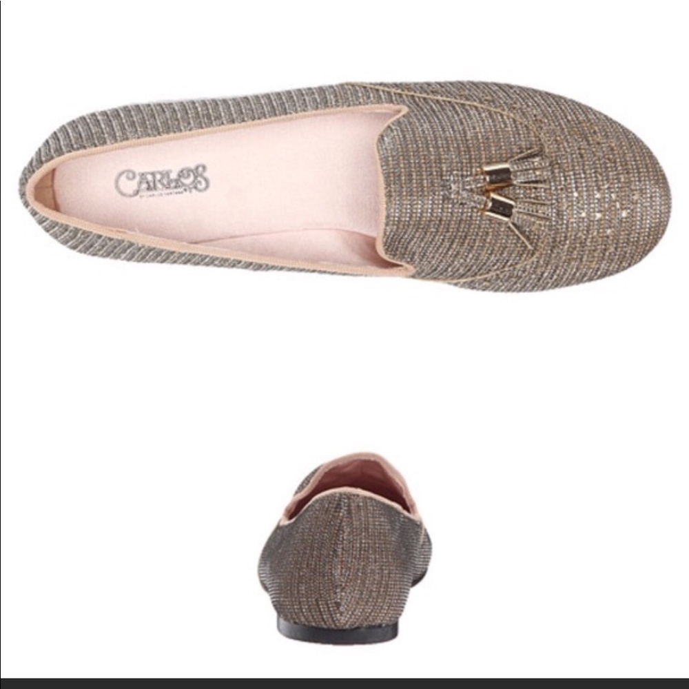 Carlos Santana Margot Glitter Tassel Flats